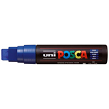 Uni Posca Permanent Paint Marker 15.0mm Extra-Broad Chisel Blue PC-17K